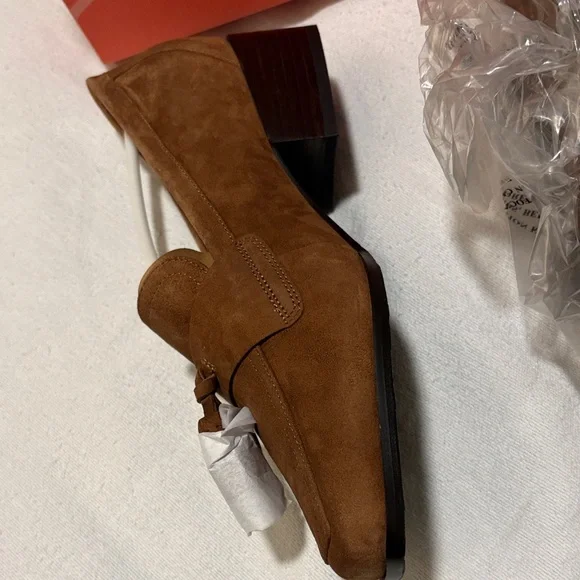 Easy Spirit Women's Tan Suede Loafers - Picture 2 of 5